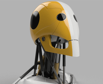 Biomimicry-Android-Bust