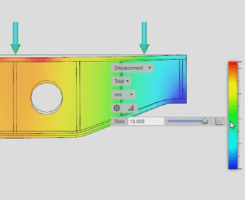 Fusion360-nelinearni-staticke-zatizeni