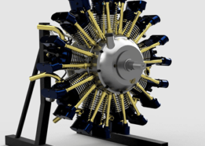 Olsryd-9-Cylinder-Radial-Engine